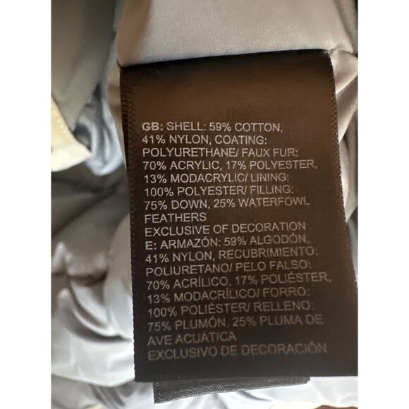 The North Face Womens Parka Coat S Faux Fur Trim Hood Insulated DryVent 550 - Picture 8 of 8